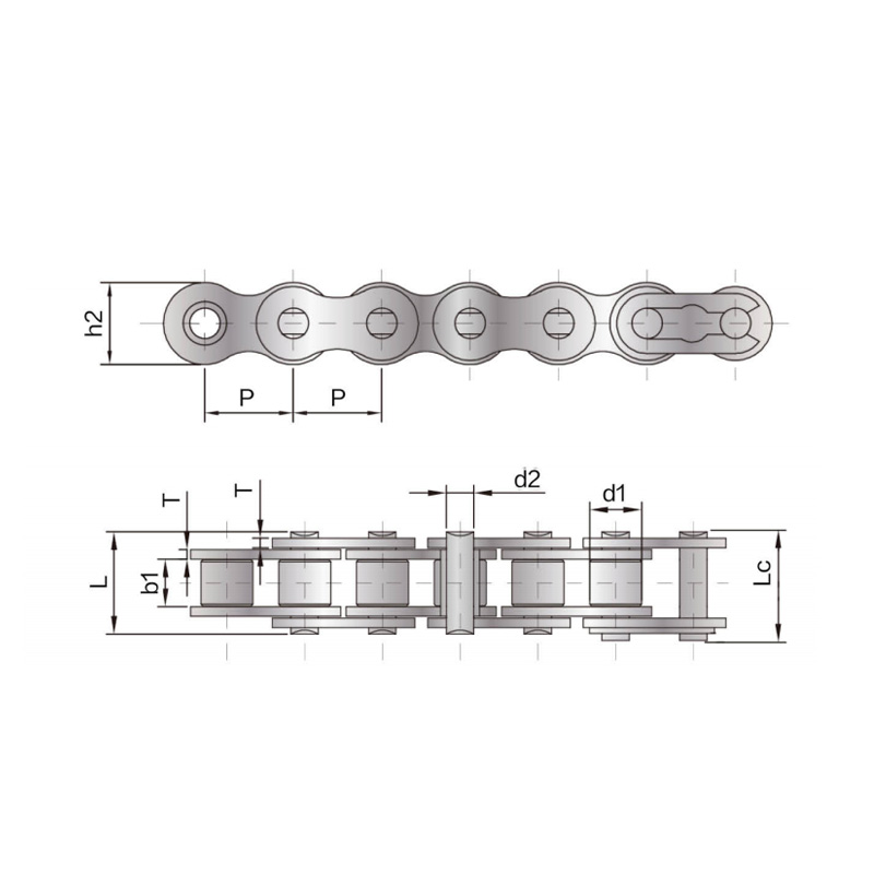 Zware rollenketting
