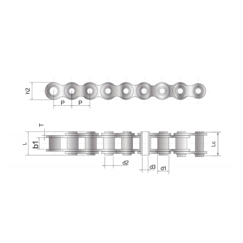 Holle pin-rolketting