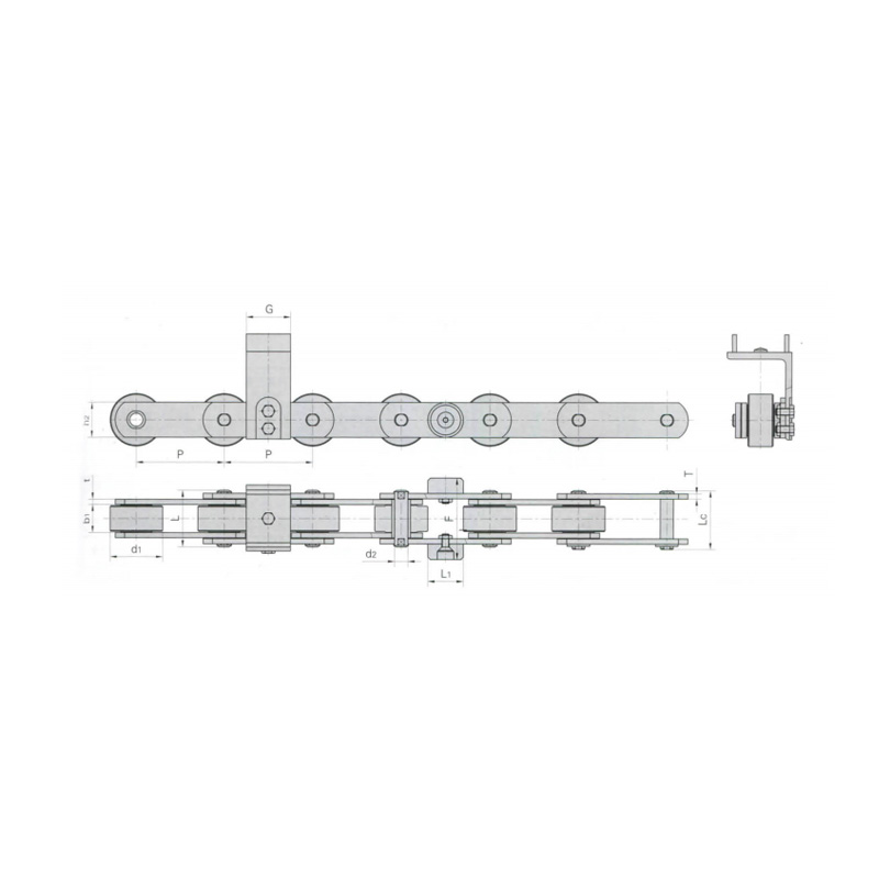 Transportketting voor autoproductielijn